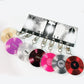 K-pop BTS Vinyl Army Bag Phone Charms Accessories Set of 7 Acrylic Keychain