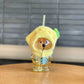 Authentic Starbucks Teddy Bear Cup Fruit Friendship Style Glass Cup