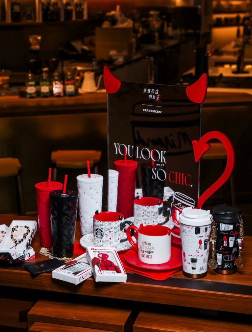 [LIMITED EDITION CHINA EXCLUSIVE] Authentic Starbucks x The devil wears Prada Series Mug Tumbler