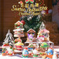 [Authentic] Sanrio Christmas Blind Boxes Hello Kitty Cinnamoroll My Melody Kuromi Hangyodon Pochacco Christmas Ornament Doll Figure