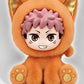 PRE - ORDER [Authentic] Anime Jujutsu Kaisen Sitting Cat Plush Doll Eaki Blind Boxes
