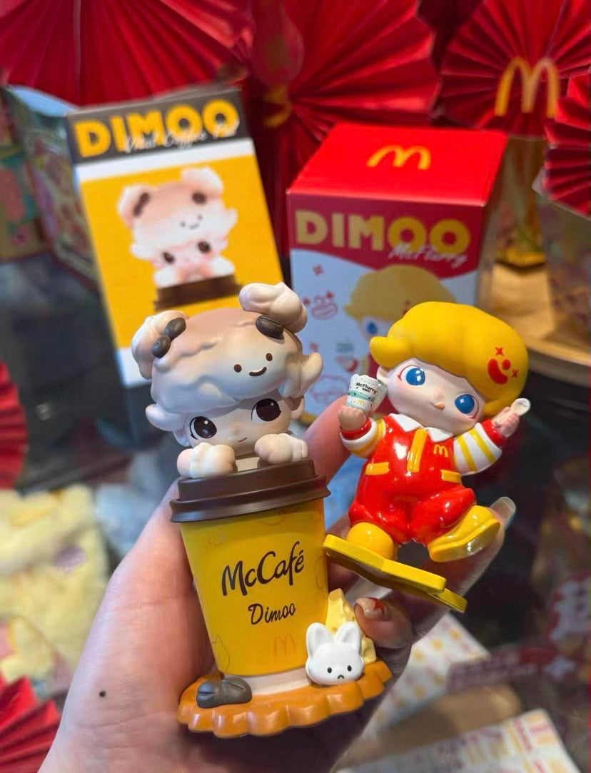 Popmart Dimoo X Macdonald’s Blind Box Figure + 1 sticker sheet