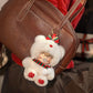 [Authentic] Limited Edition Rolife Nanci Christmas Bear Birthday Gift Vinyl Plush Pendant Not Blind Boxes