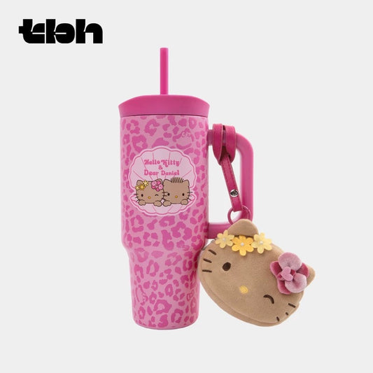 Tbh x Hello Kitty Dear Daniel Stainless Steel Cup + Coin Bag 900 ml Authentic Sanrio