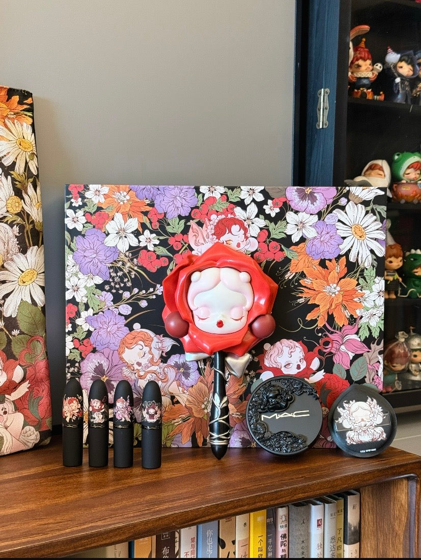 Authentic Popmart Skullpanda x Mac Cosmetics  Make up Gift Set