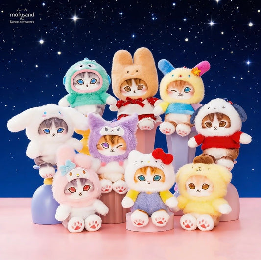 Authentic Japanese Version Mofusand Sanrio Plush Pendant