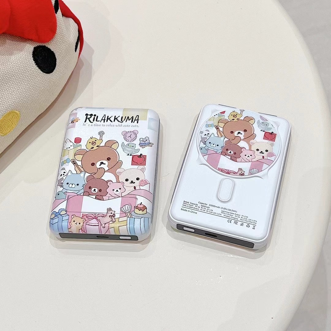 Sanrio Disney Powerbank Fast Charging Multi Functional Mag Safe Powerbank