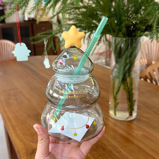 Authentic Starbucks Merry Christmas Glass Cup 640 ml