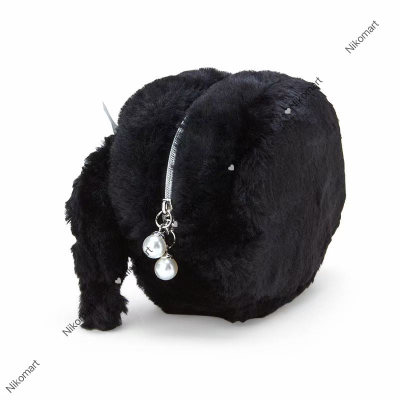 Cute Sanrio Japanese style My Melody Kuromi Fluffy Coin Bag Ears