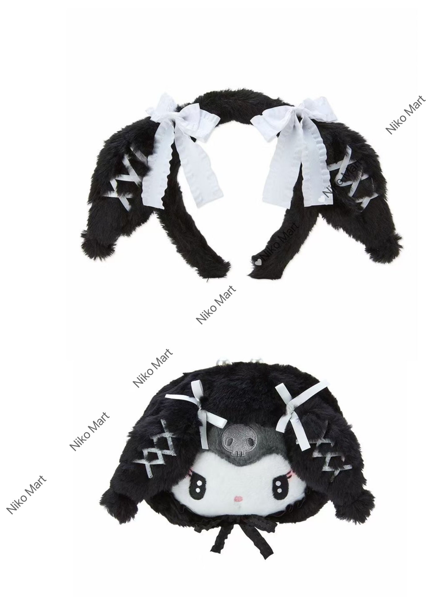 Cute Sanrio Japanese style My Melody Kuromi Fluffy Coin Bag Ears