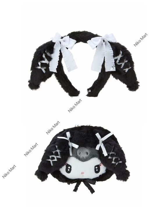 Cute Sanrio Japanese style My Melody Kuromi Fluffy Coin Bag Ears