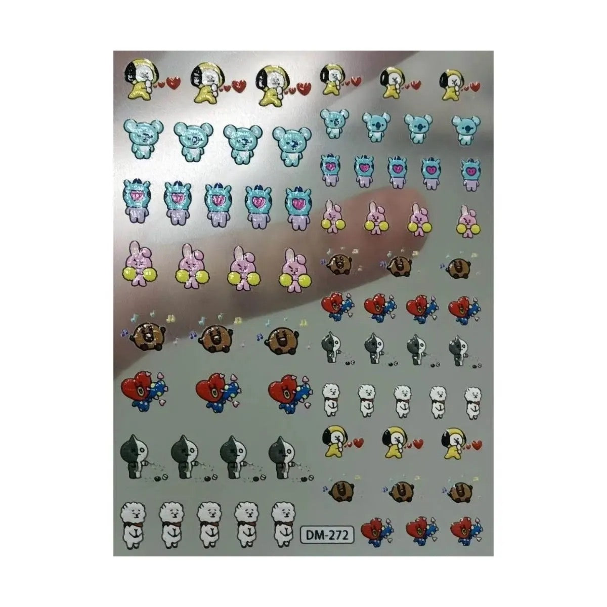 K-pop BTS Fan Arirang Concert DIY Nail Stickers