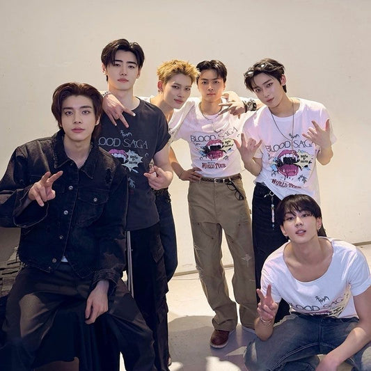 K-pop Enhypen Blood Saga world tour 2026 T-shirts