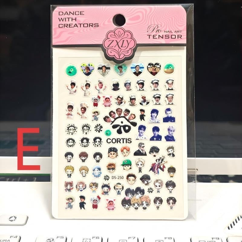 K-pop Cortis Nail Stickers DIY Stickers