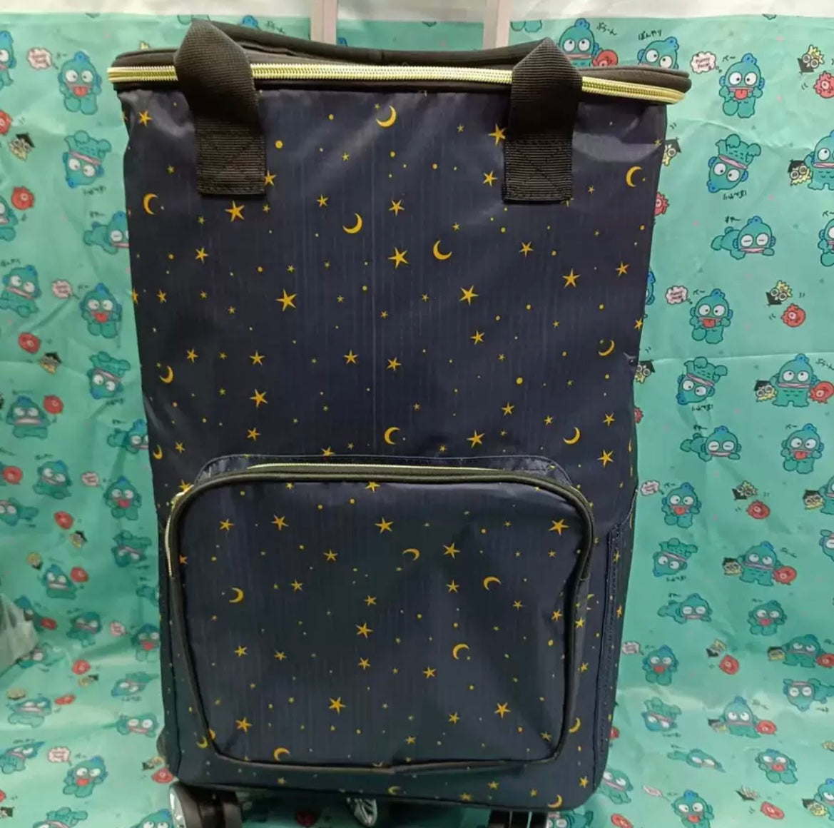 Sanrio Insulated Shopping Bag Trolley With Wheels My Melody Cinnamoroll Hello Kitty Pompompurin