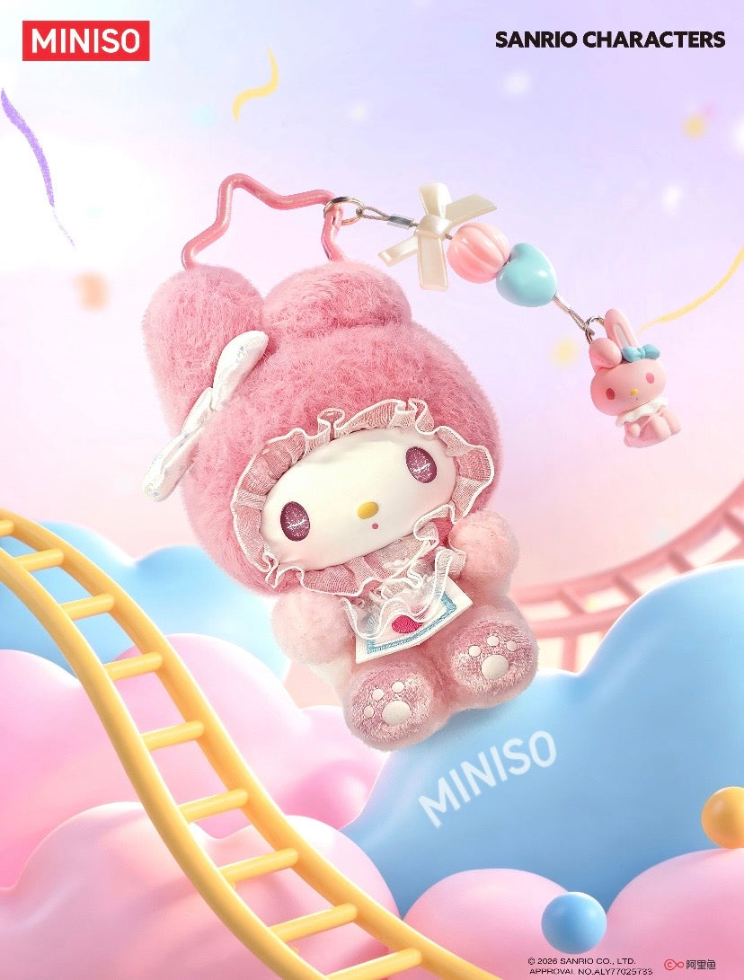 Authentic Miniso Blind Boxes Plush Pendant Sanrio Dream Parade