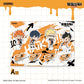 [Authentic] Popmart Gong X Haikyuu Garbage Dumpstar Battle  Series Acrylic Stand Badge