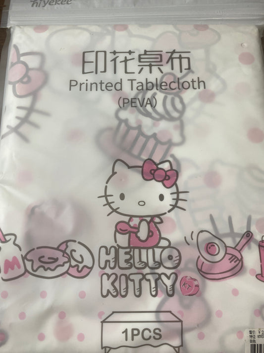 Clearance Sanrio Hello Kitty Printed Peva Table Cloth