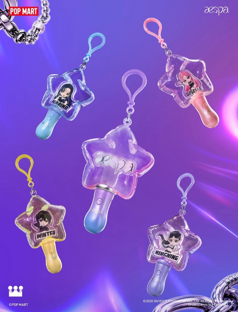 8/21 Authentic Blind Boxes Popmart x K-pop Aespa Luminous Charm