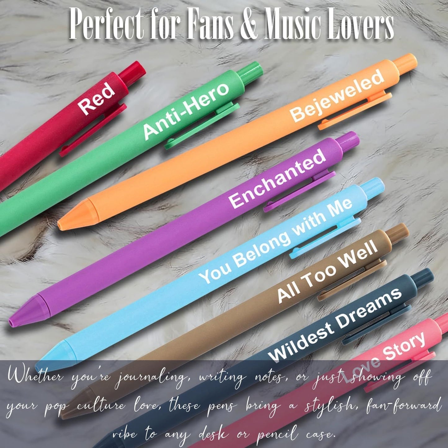 Taylor Swift 8 pcs pens set