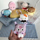 Sanrio Halloween Plushy Japan Version  Keychain Bag Charm Pompompurin My Melody Cinamoroll Hello Kitty Kuromi 12 cm plushy