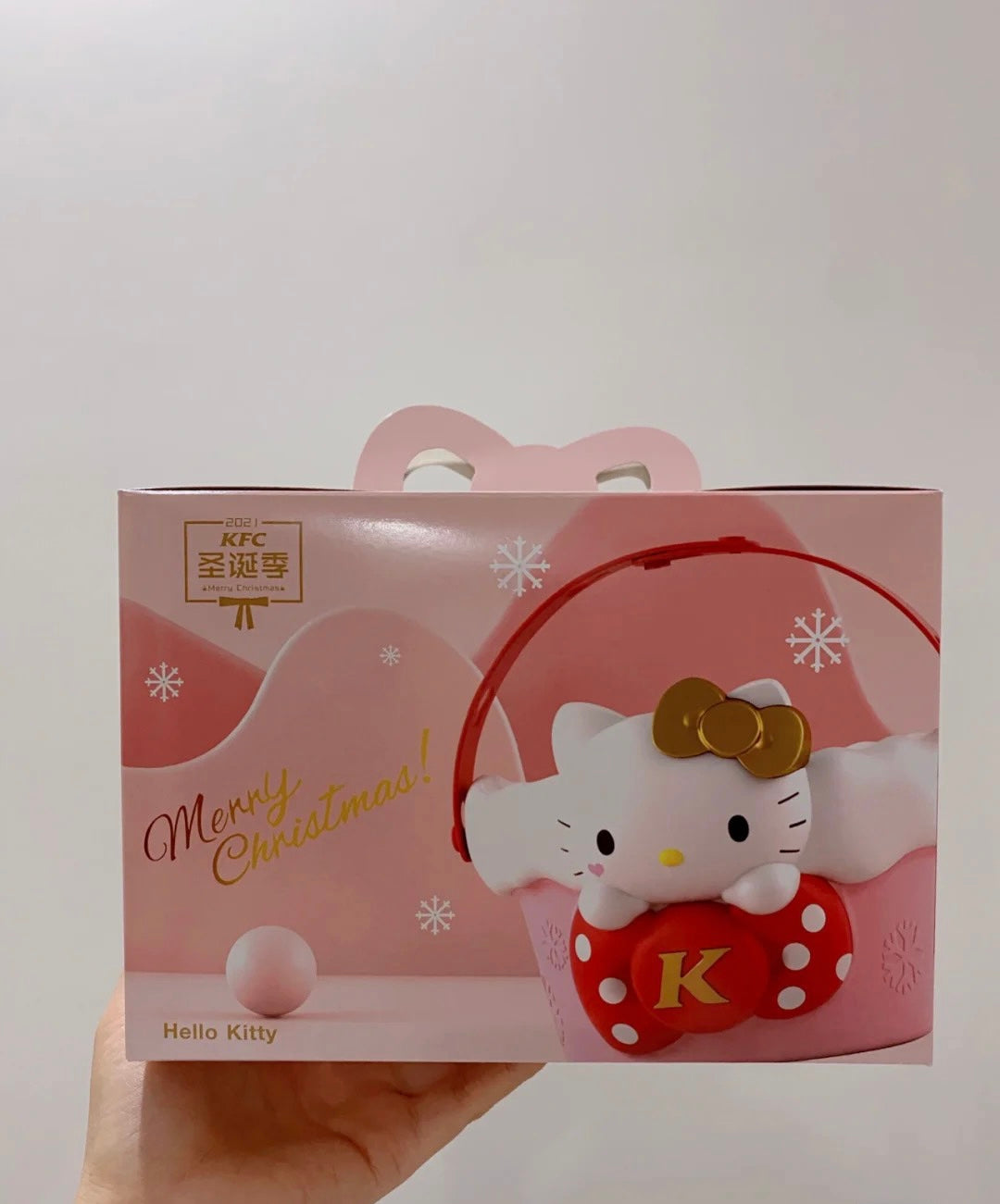 KFC X Sanrio 2021 Hello Kitty popcorn Bucket Cute and Kawaii