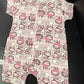 Labubu Popmart Pink Baby Clothes One Piece Baby Jumper
