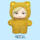 [Authentic] Anime Jujutsu Kaisen Face Plush Doll Eaki Figure Keychain Collectable Toys Mystery Blind Boxes