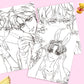 Korean Manhwa Coloring Book Lezhin Comics