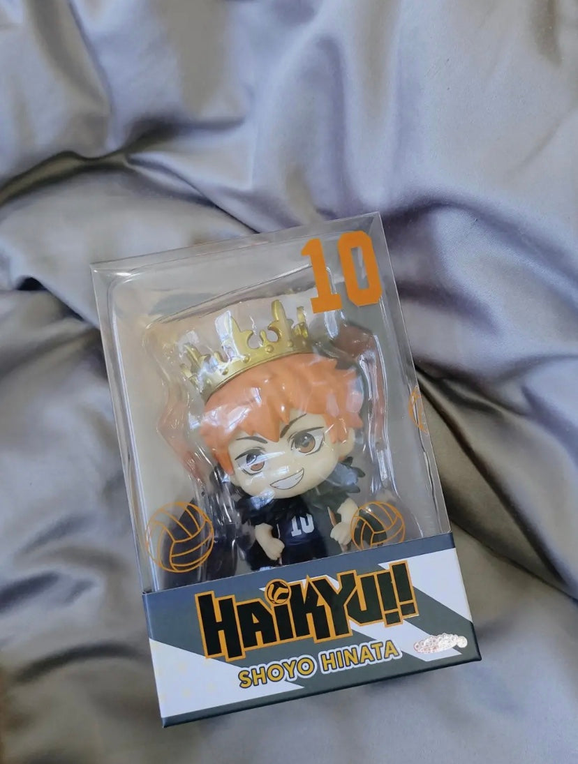 [Authentic] Cosbi Haikyuu Anime Shoyo Hinata Tobio Kageyama 11.5 cm Figure Not Blind Boxes