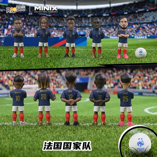 France National Football Team Figure 7cm set of 5