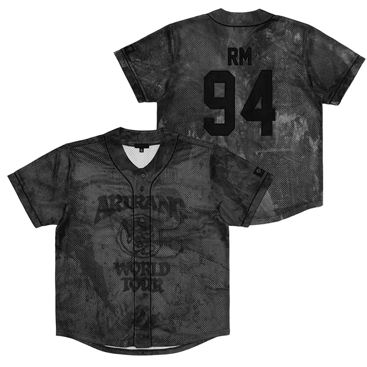K-pop BTS Black Arirang World Tour Concert Jersey