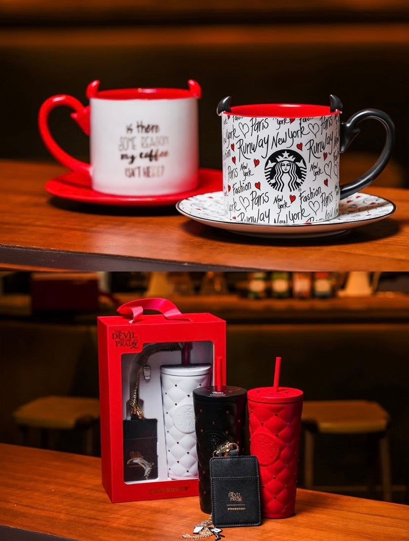 [LIMITED EDITION CHINA EXCLUSIVE] Authentic Starbucks x The devil wears Prada Series Mug Tumbler