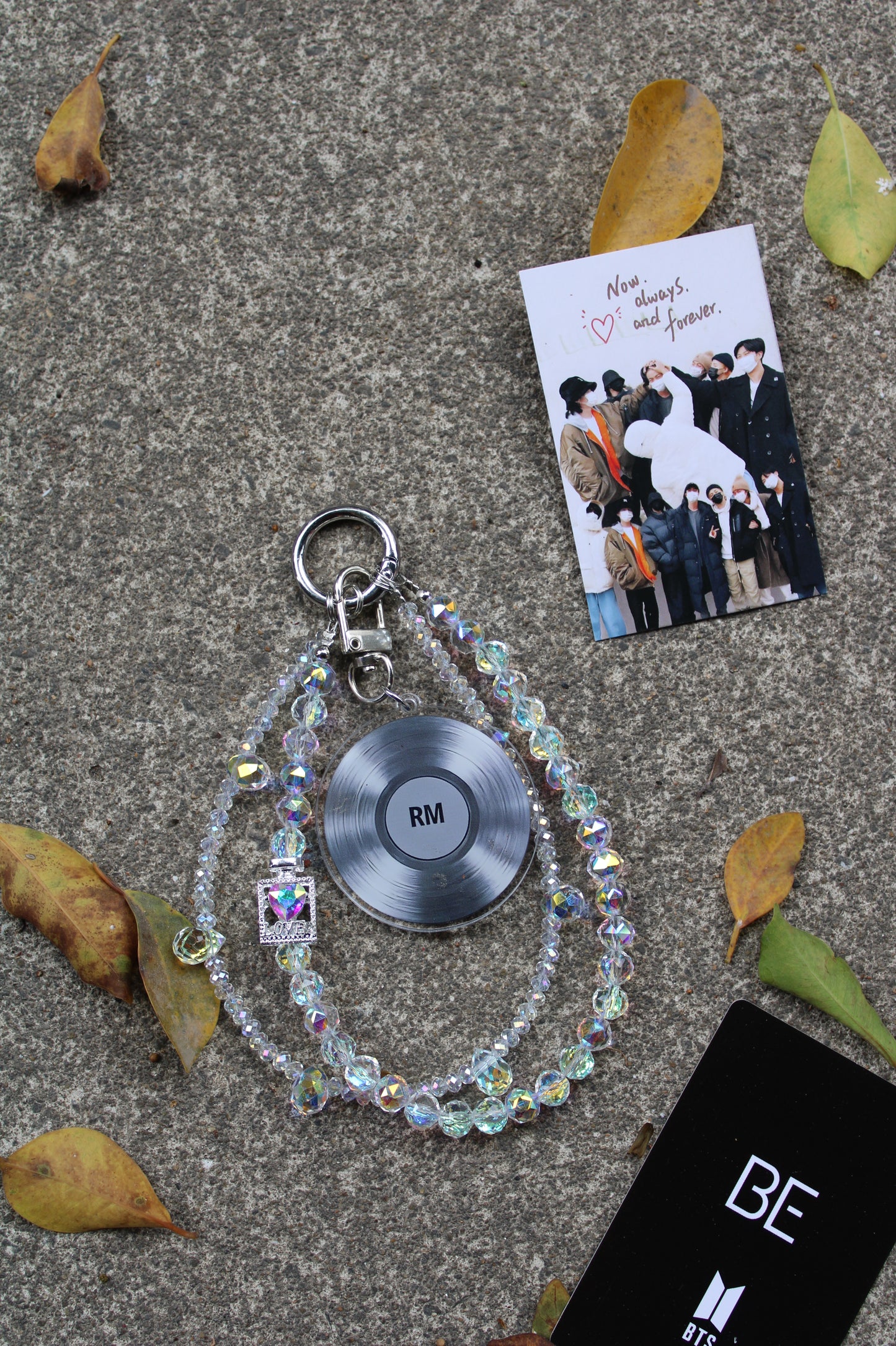K-pop BTS Vinyl Army Arirang Bag Phone Charms Accessories