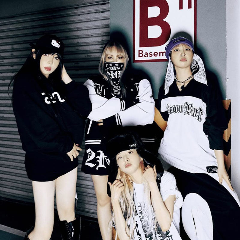 K-pop 2NE1 Welcome back Tour Sanrio Hello Kitty Sweater Hoodie Park Bom Minzy CL Dara