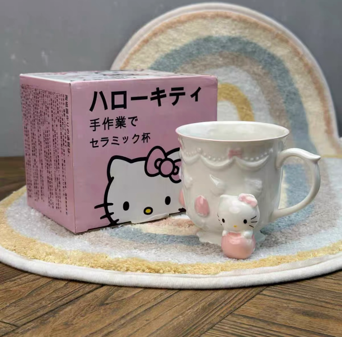Sanrio Random Cute Kawaii Hello Kitty Ceramic Mug Sanrio Coffee Cup