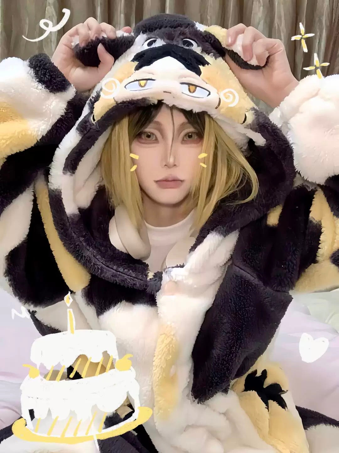 Anime Haikyuu Winter Pajamas Top + Pajamas