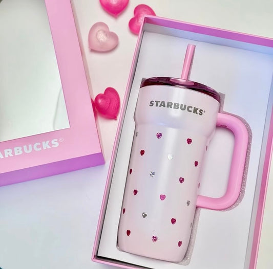 Pre-order Authentic Starbucks Heart Tumbler 670ml