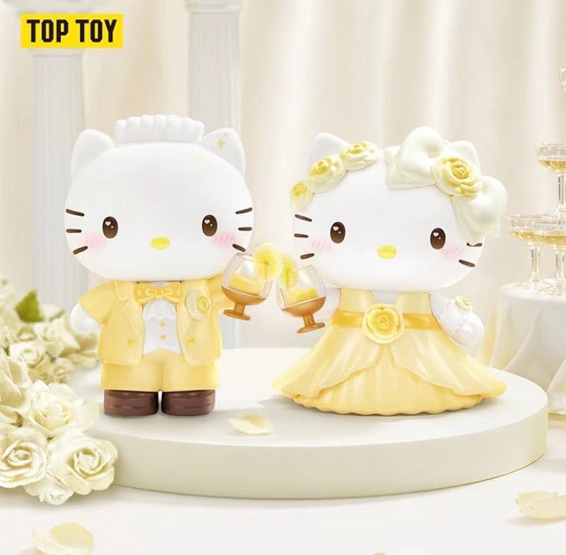 Authentic Toptoy Blind Boxes Figure Sanrio Central Wedding Hello Kitty Dear Daniel