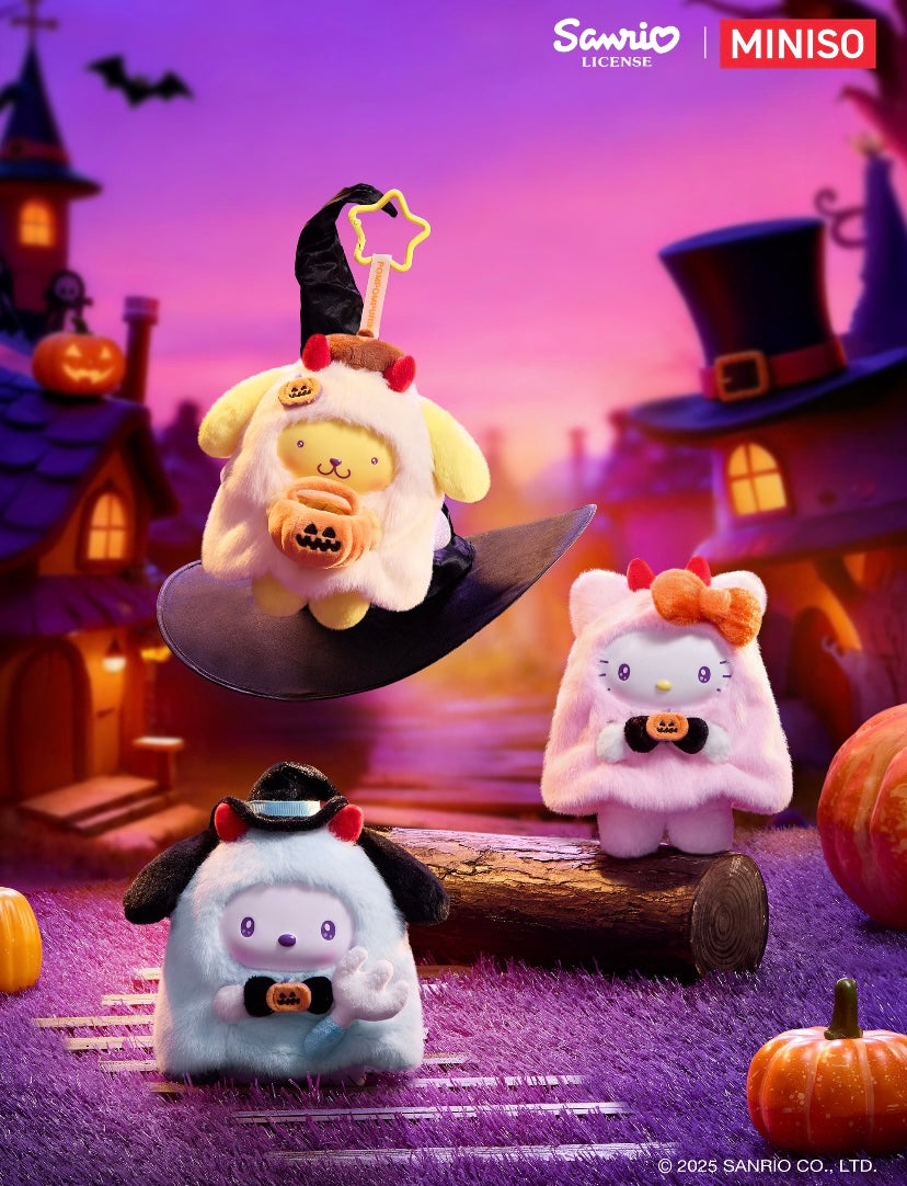 [Authentic] Miniso Sanrio Halloween Vinyl Plush Blind Boxes