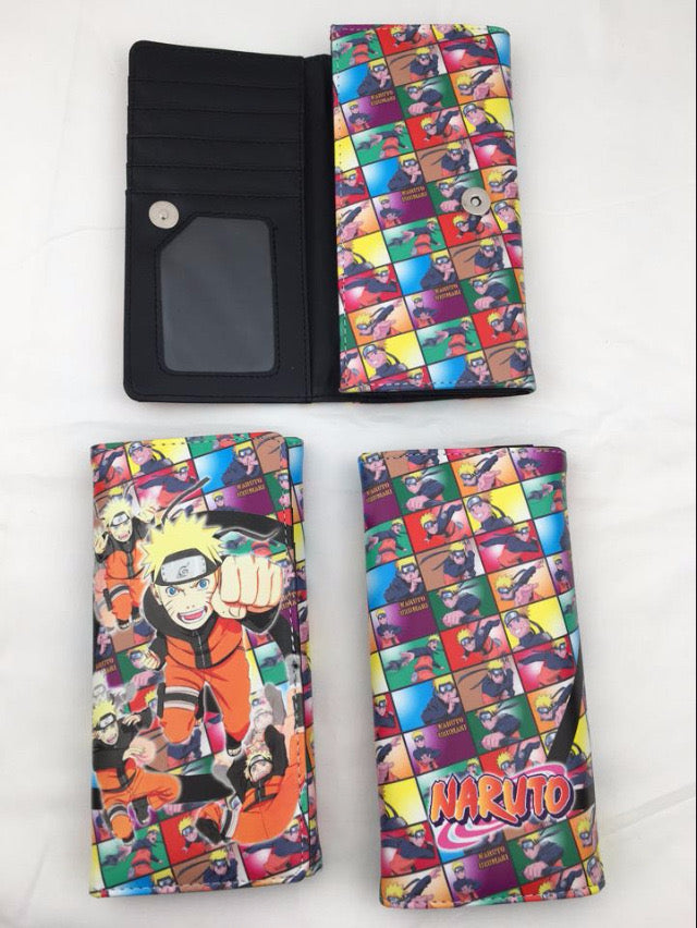 Anime Naruto  Money Wallet Gaara Itachi Kakashi Flip Style 2