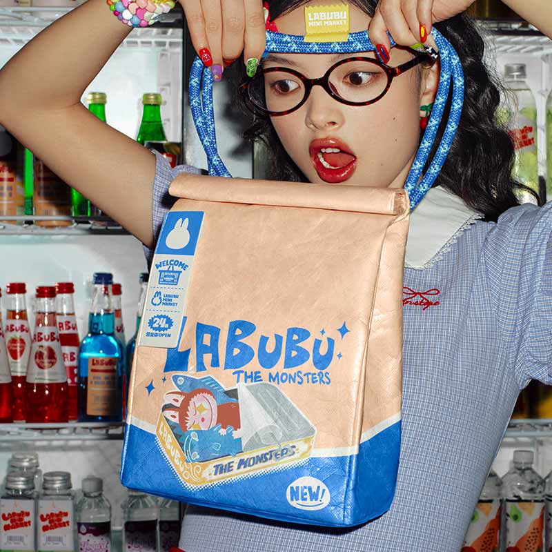 [AUTHENTIC POPMART ] Clearance Sale Labubu The Monsters Wacky Mart Series Messenger Bag