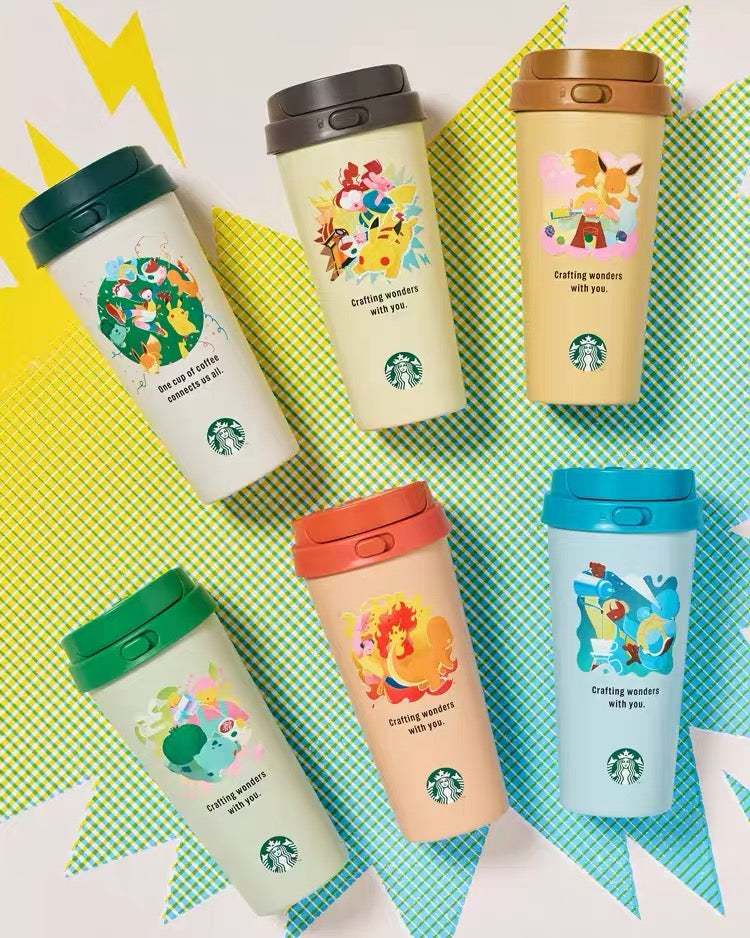 [Pre-order ] Authentic Starbucks x Pokemon 30th Anniversary Cup Tumbler
